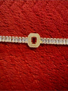 Gold NEW Tennis Bracelet with Box
